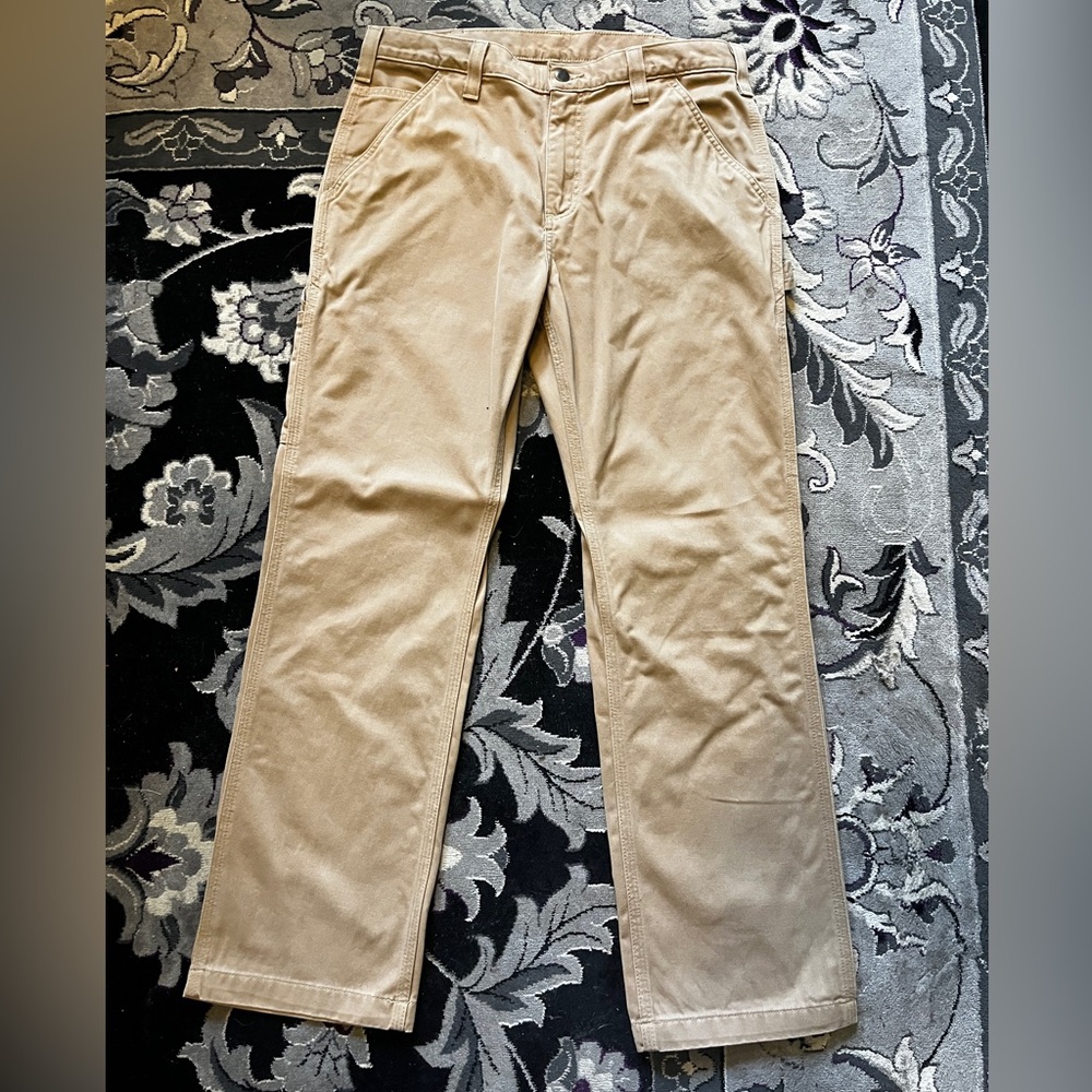 Authentic Carhartt Relaxed fit khaki work pants